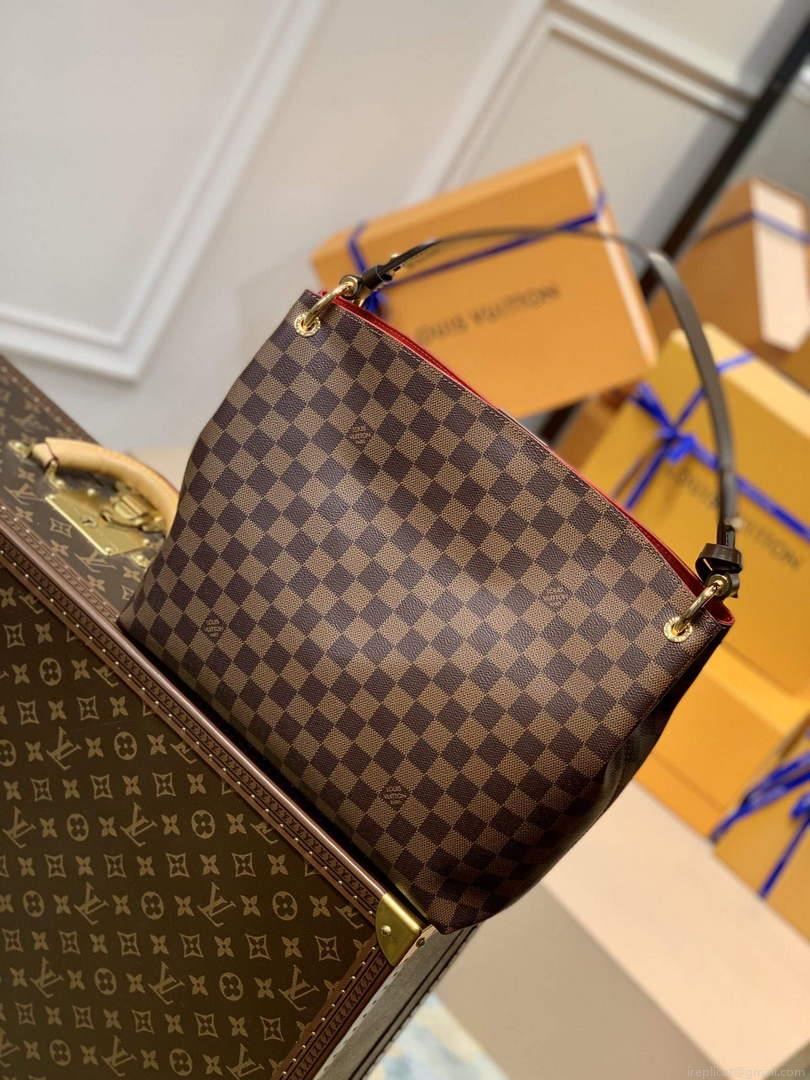 LV N44044 Louis Vuitton Graceful PM N44045 Damier Ebène