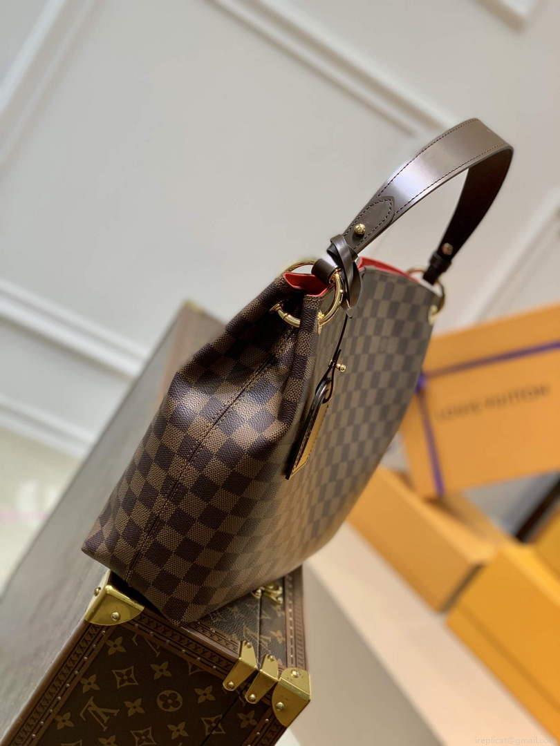 LV N44044 Louis Vuitton Graceful PM N44045 Damier Ebène