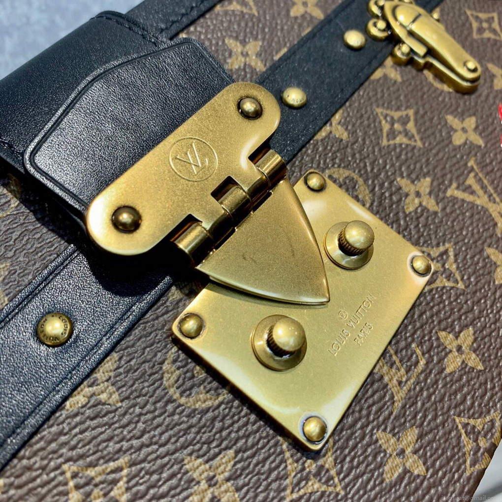 LV M46120 Louis Vuitton Petite Malle East West Handbag