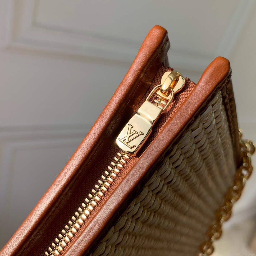 LV M81366 Louis Vuitton Toiletry Pouch On Chain Brown