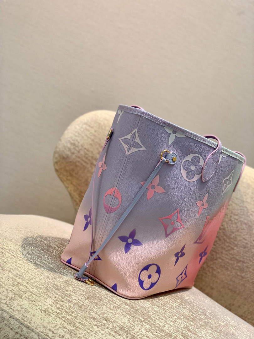 LV M46077 Louis Vuitton Neverfull MM Tote Bag