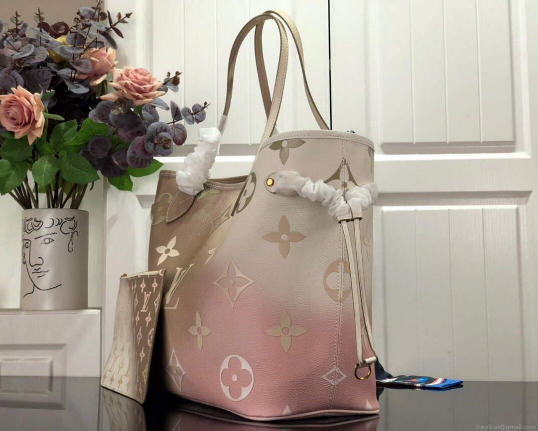 LV M59859 Louis Vuitton Neverfull MM Tote Bag