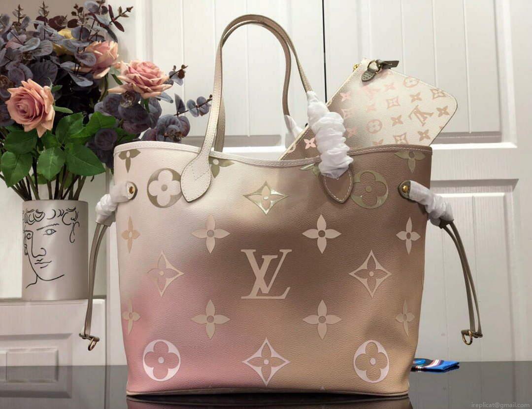 LV M59859 Louis Vuitton Neverfull MM Tote Bag