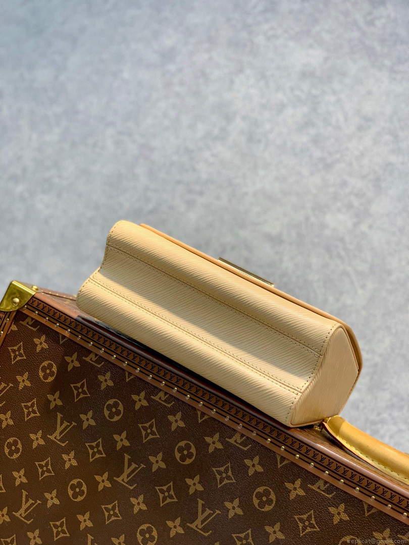 LV M59884 Louis Vuitton Twist MM Handbag skin color