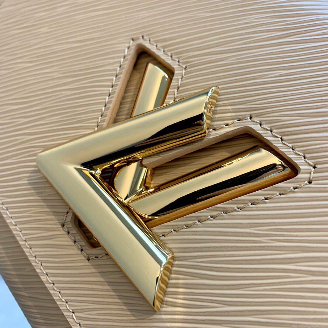 LV M59884 Louis Vuitton Twist MM Handbag skin color