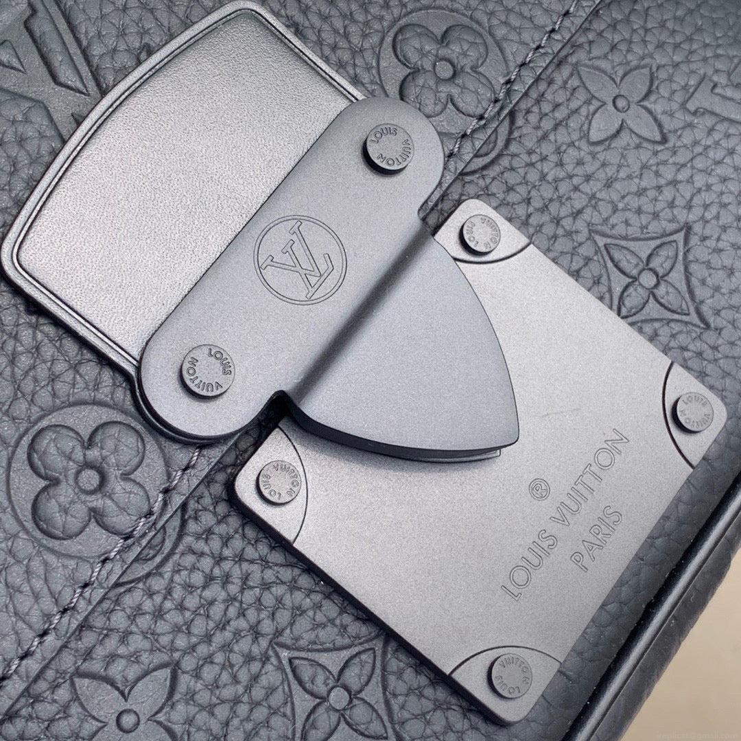 LV Louis Vuitton M58487 S Lock Sling Black