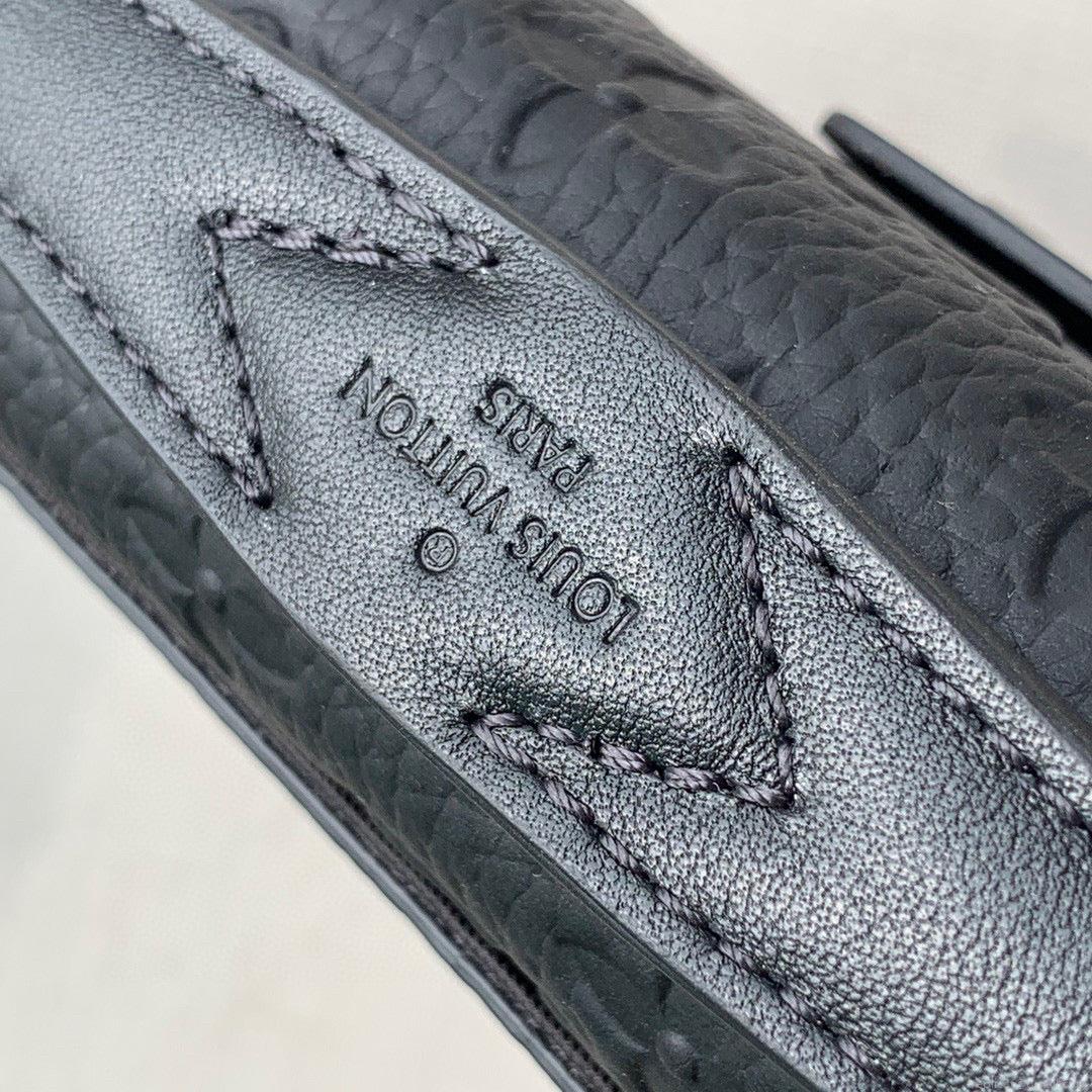 LV Louis Vuitton M58487 S Lock Sling Black