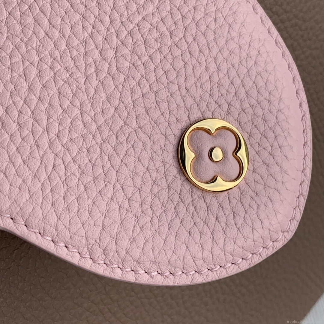 LV M57540 Louis Vuitton Capucines MM Bags M57903 Grey and Pink