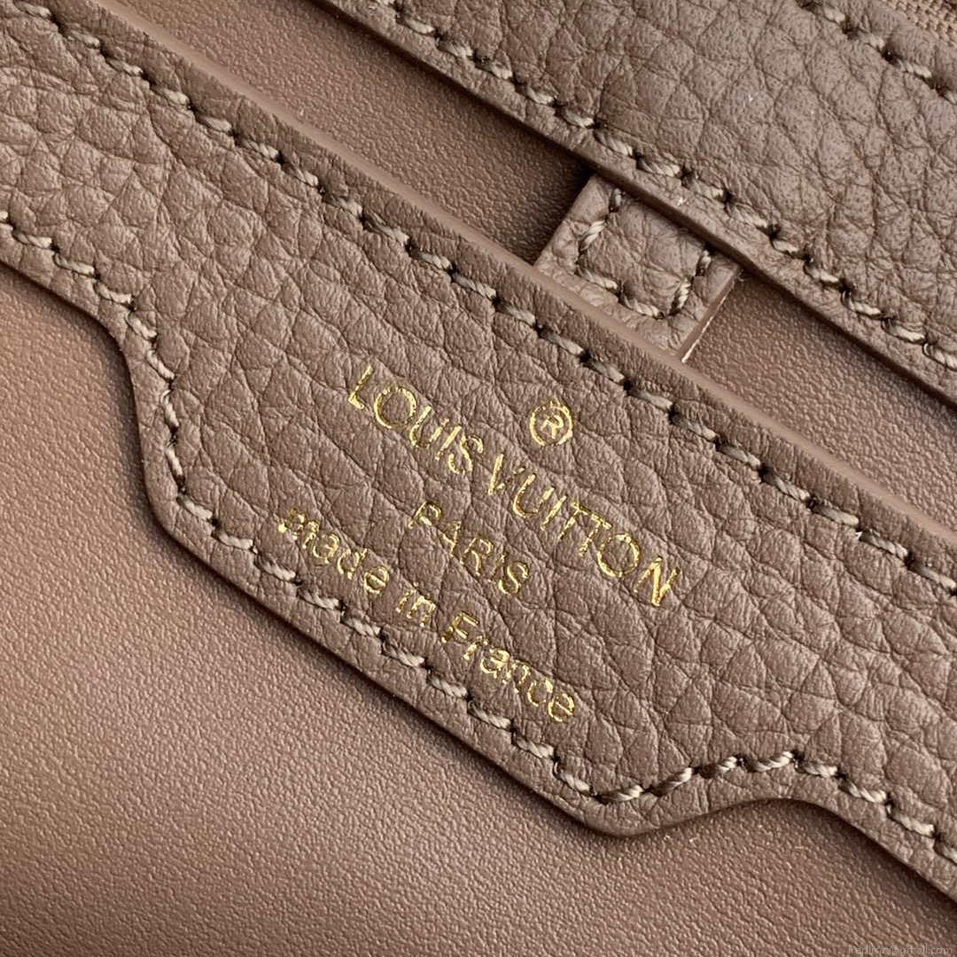 LV M57540 Louis Vuitton Capucines MM Bags M57903 Grey and Pink