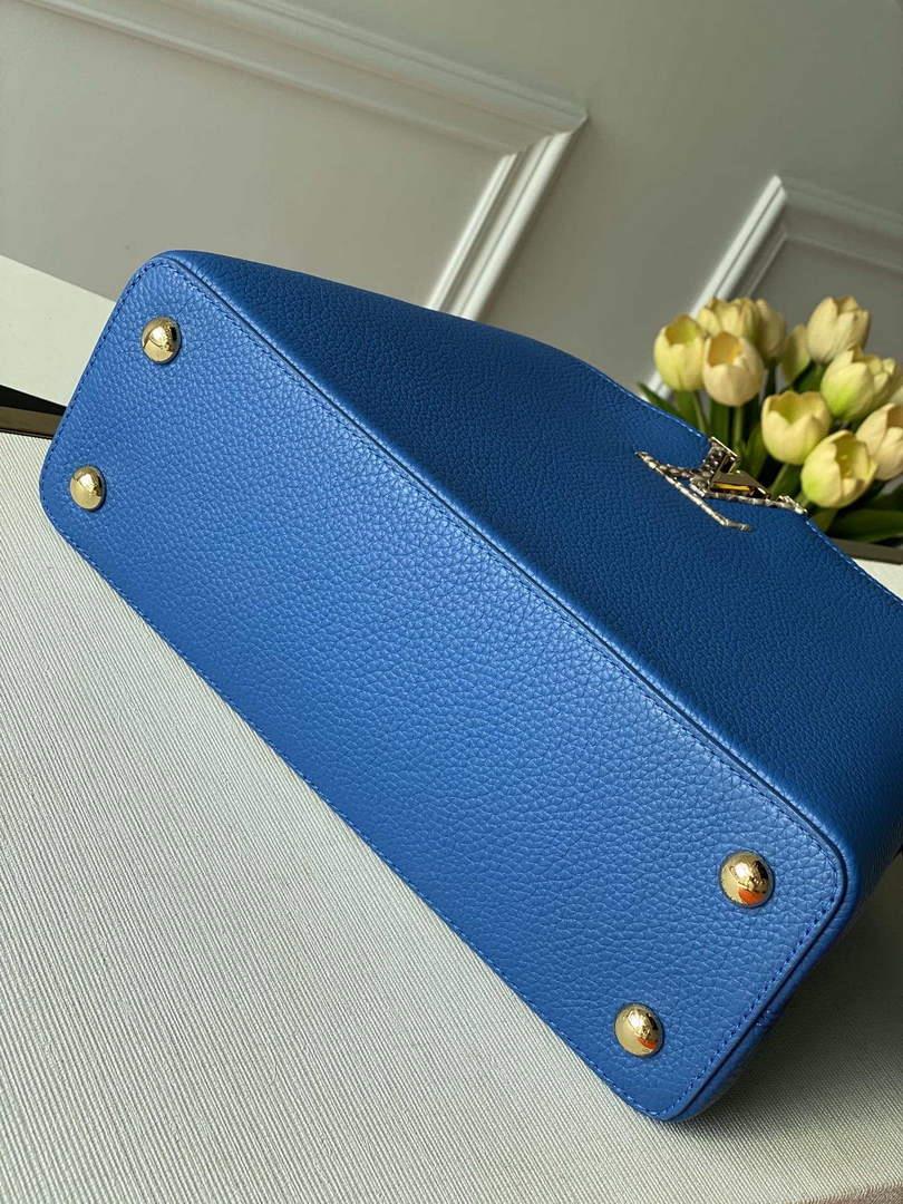 LV N98388 Louis Vuitton Capucines BB Handbag Blue