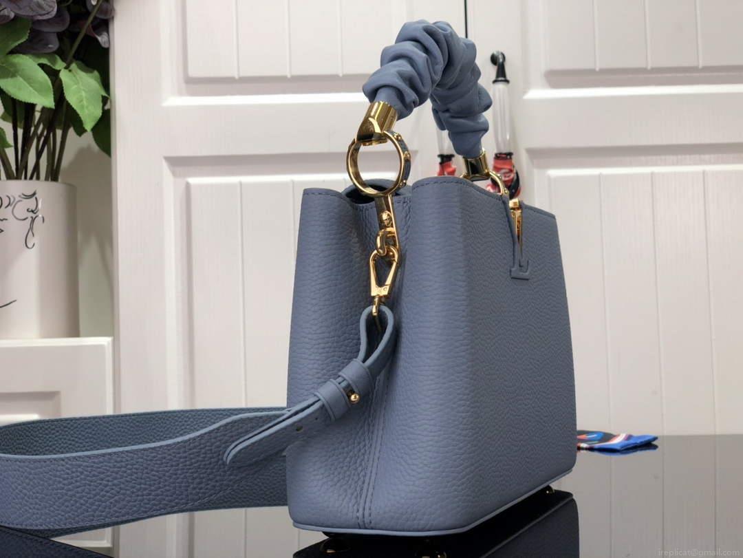 LV M58732 Louis Vuitton Capucines BB Handbag Blue