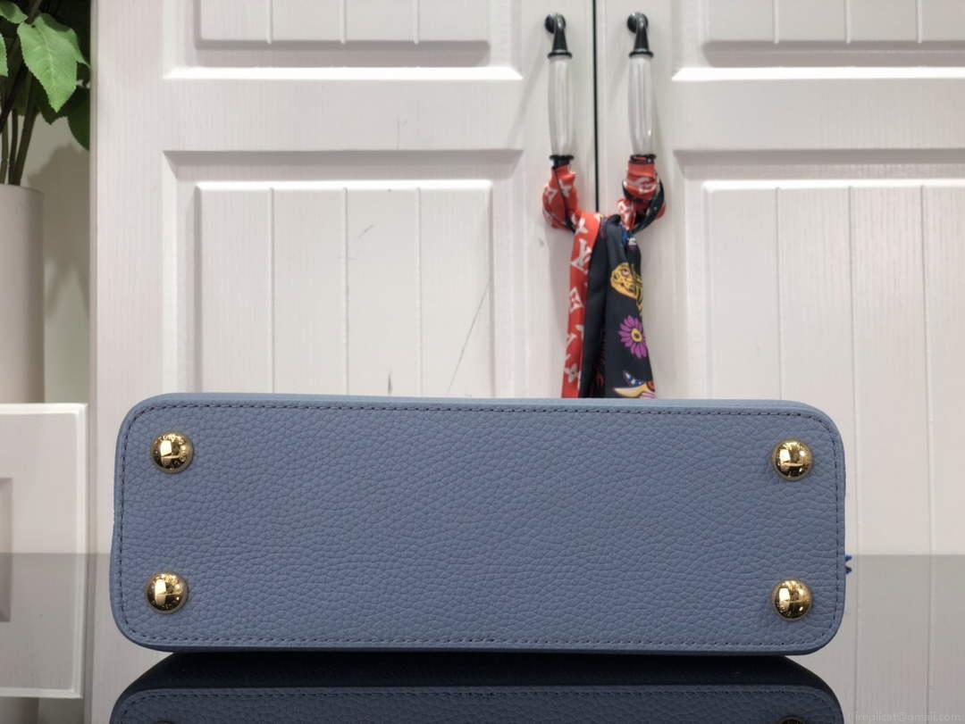 LV M58732 Louis Vuitton Capucines BB Handbag Blue