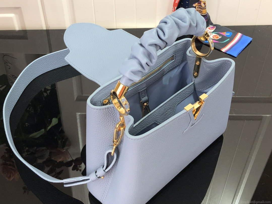 LV M58732 Louis Vuitton Capucines BB Handbag Blue