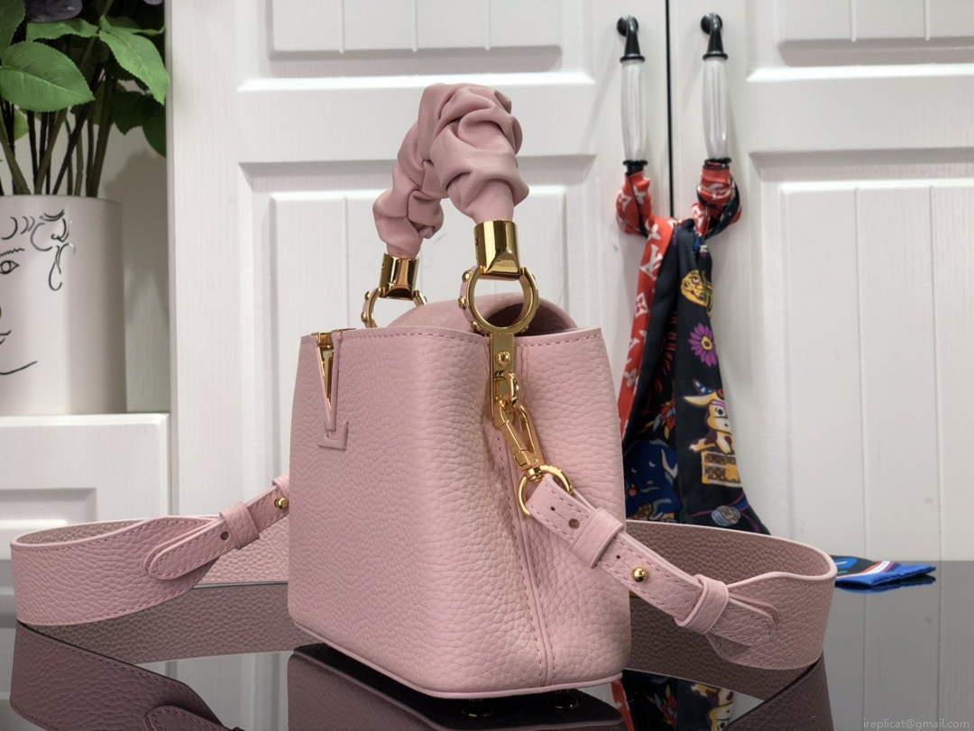 LV M58586 Louis Vuitton Capucines Mini BB Handbag Pink