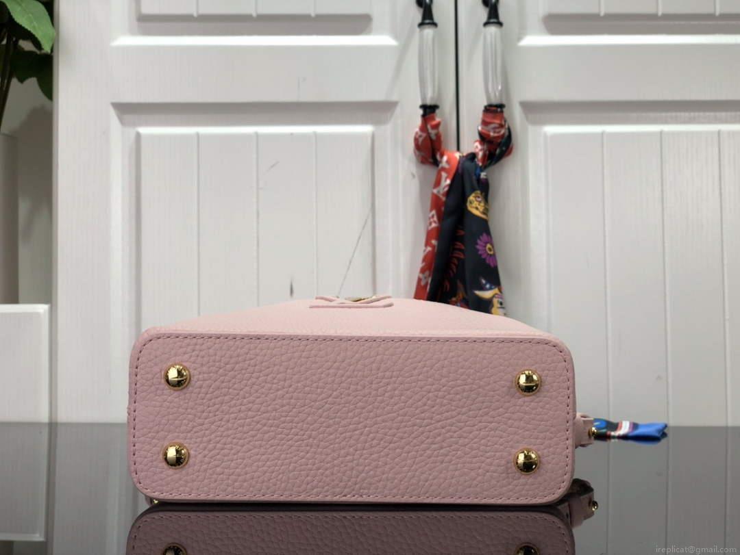LV M58586 Louis Vuitton Capucines Mini BB Handbag Pink