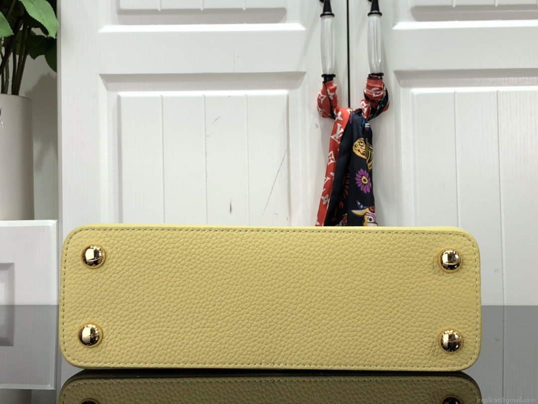 LV M58586 Louis Vuitton Capucines BB Handbag Yellow