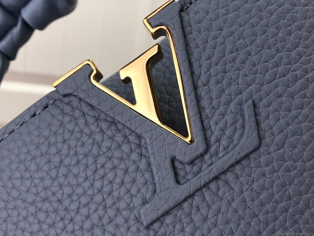 LV M58586 Louis Vuitton Capucines Mini BB Handbag Blue