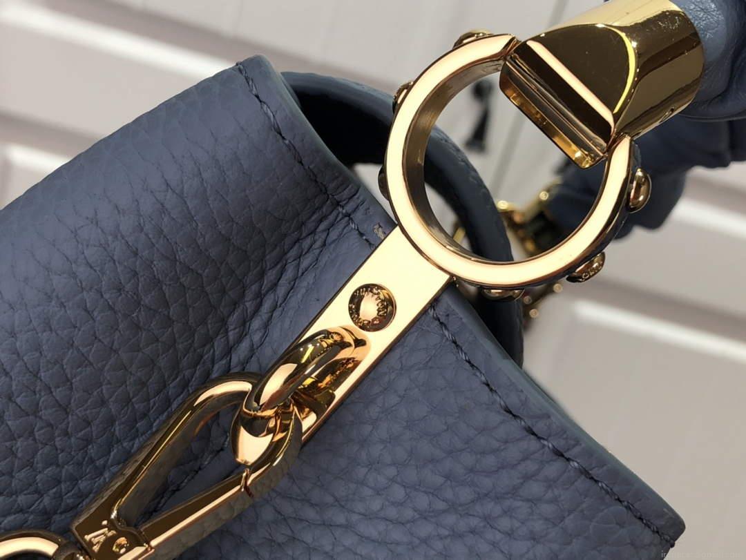 LV M58586 Louis Vuitton Capucines Mini BB Handbag Blue