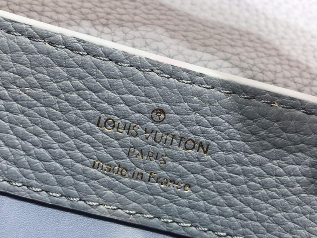 LV M58586 Louis Vuitton Capucines Mini BB Handbag Blue