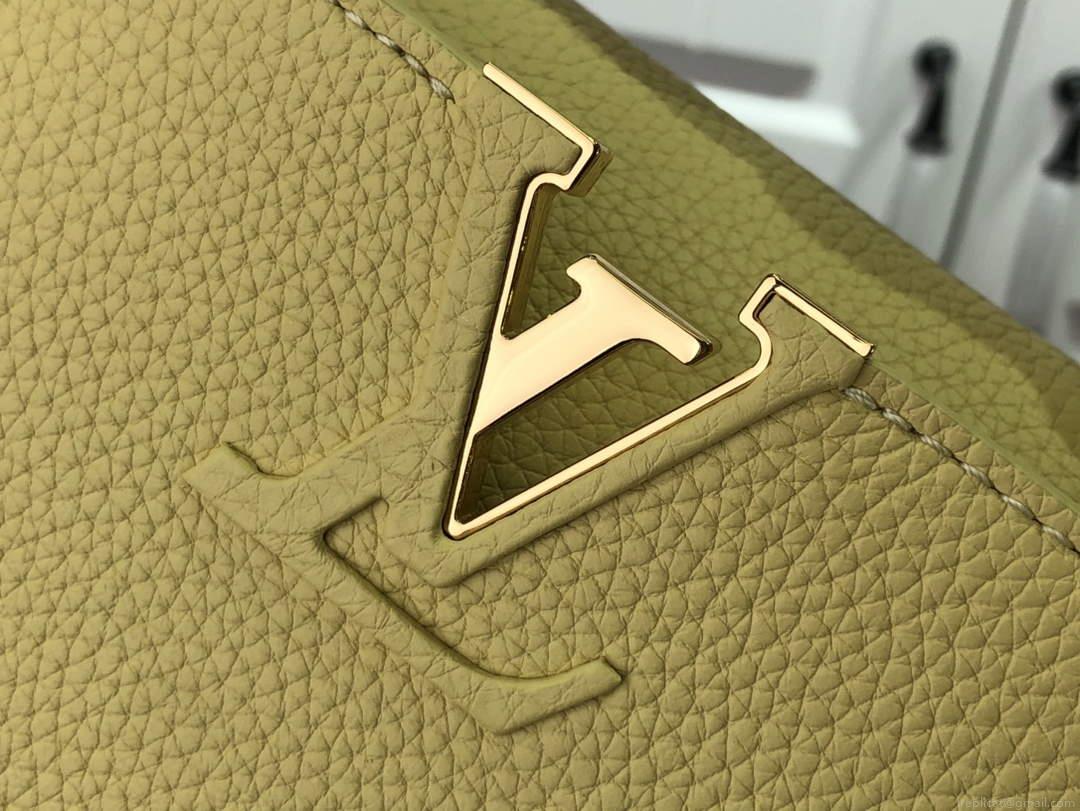 LV M58586 Louis Vuitton Capucines Mini BB Handbag Yellow