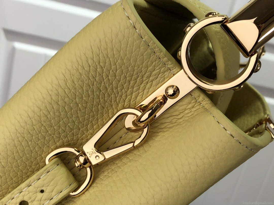 LV M58586 Louis Vuitton Capucines Mini BB Handbag Yellow