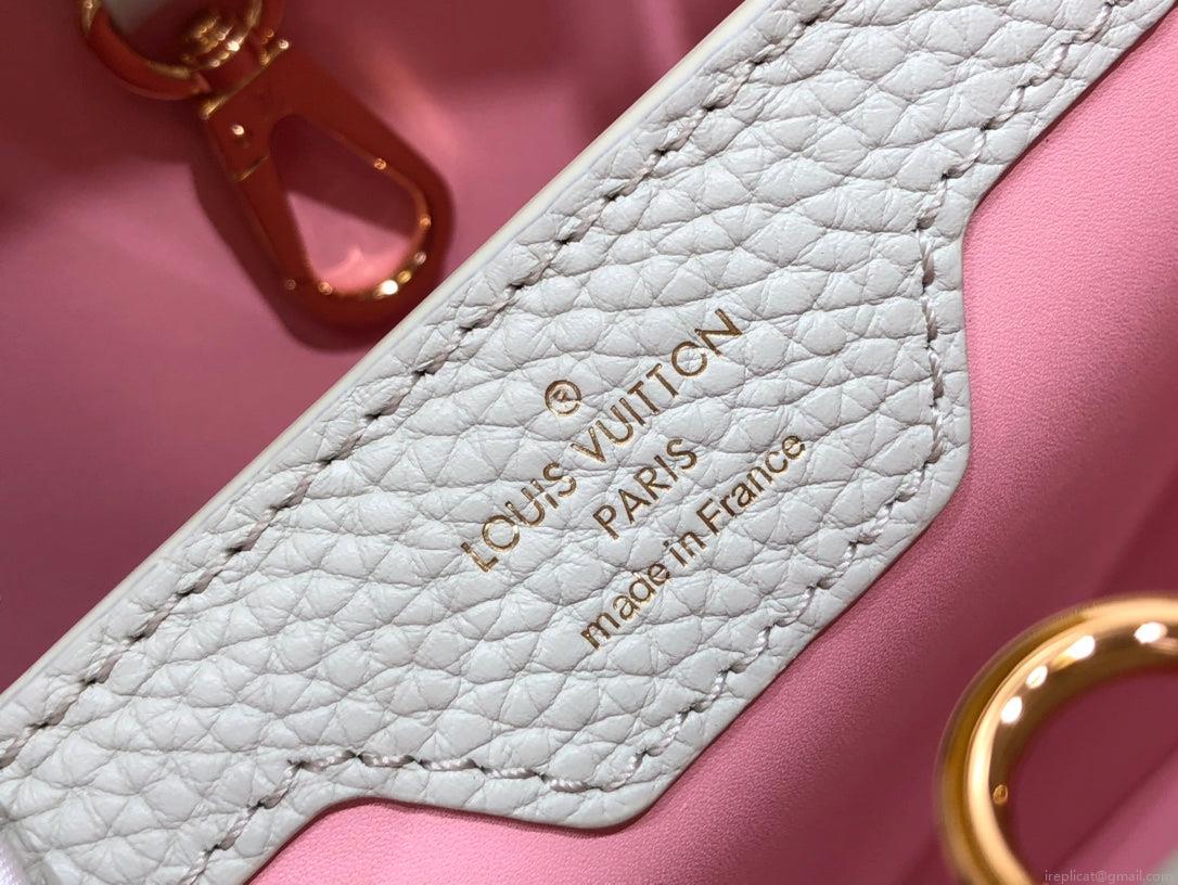 LV m59434 Louis Vuitton Capucines BB Handbag Yellow