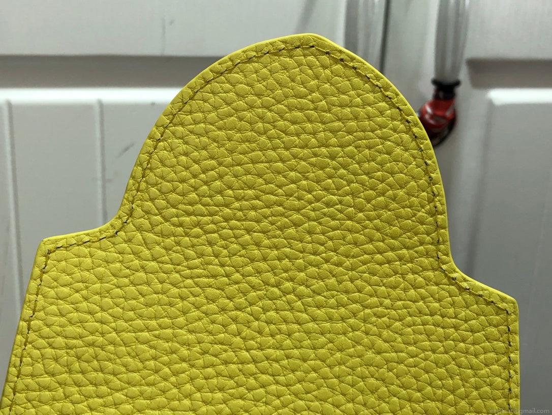LV m59434 Louis Vuitton Capucines BB Handbag Yellow