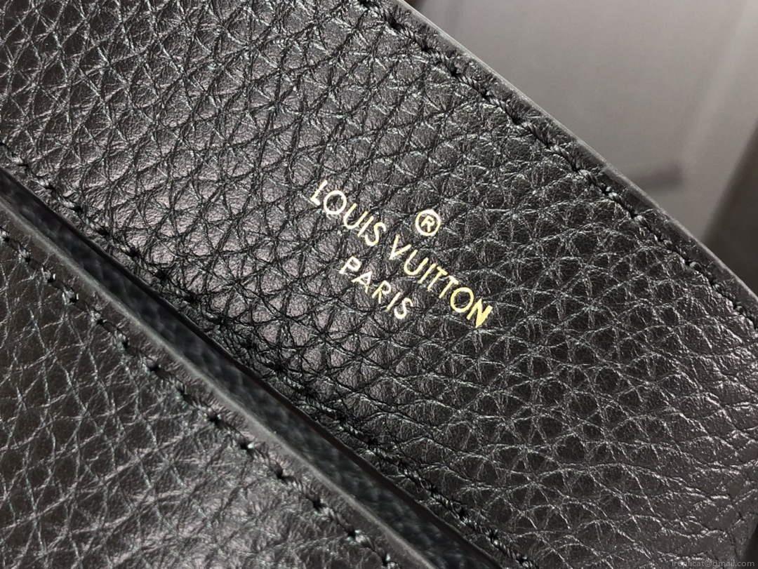 LV M59882 Louis Vuitton Capucines Mini BB Handbag Black