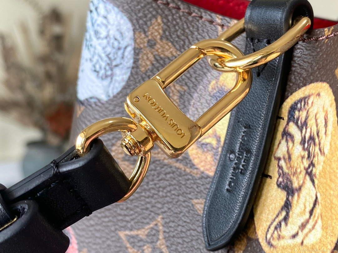 LV M45956 Louis Vuitton NÉONOÉ MM Bag Monogram Cameo printed canvas
