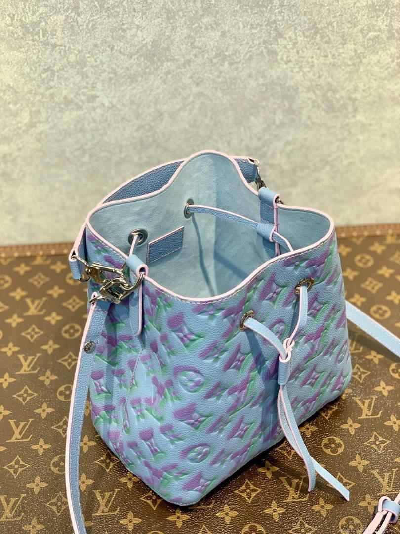 LV M46174 Louis Vuitton NÉONOÉ BB Bucket Bag Blue