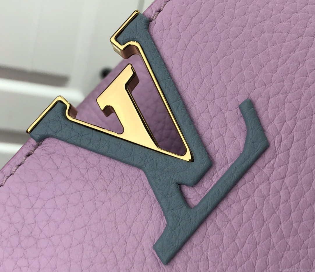 LV M57671 Louis Vuitton Capucines MM Handbag Pink