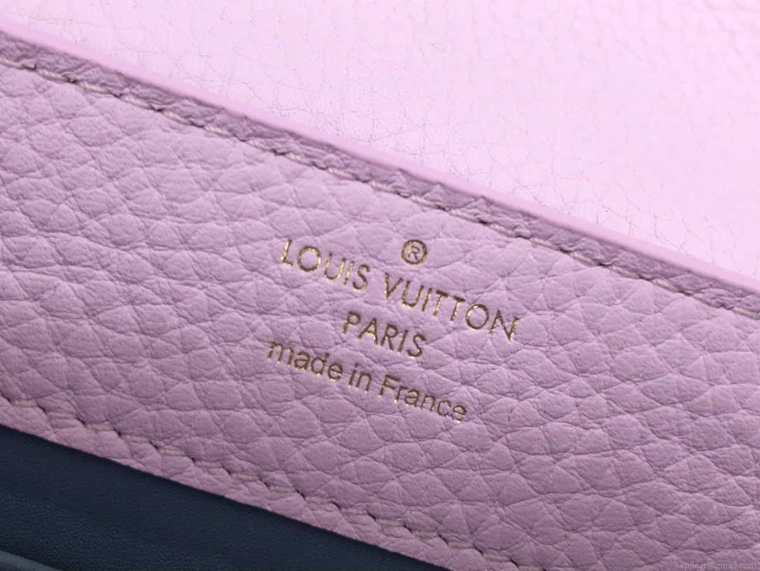 LV M57671 Louis Vuitton Capucines MM Handbag Pink