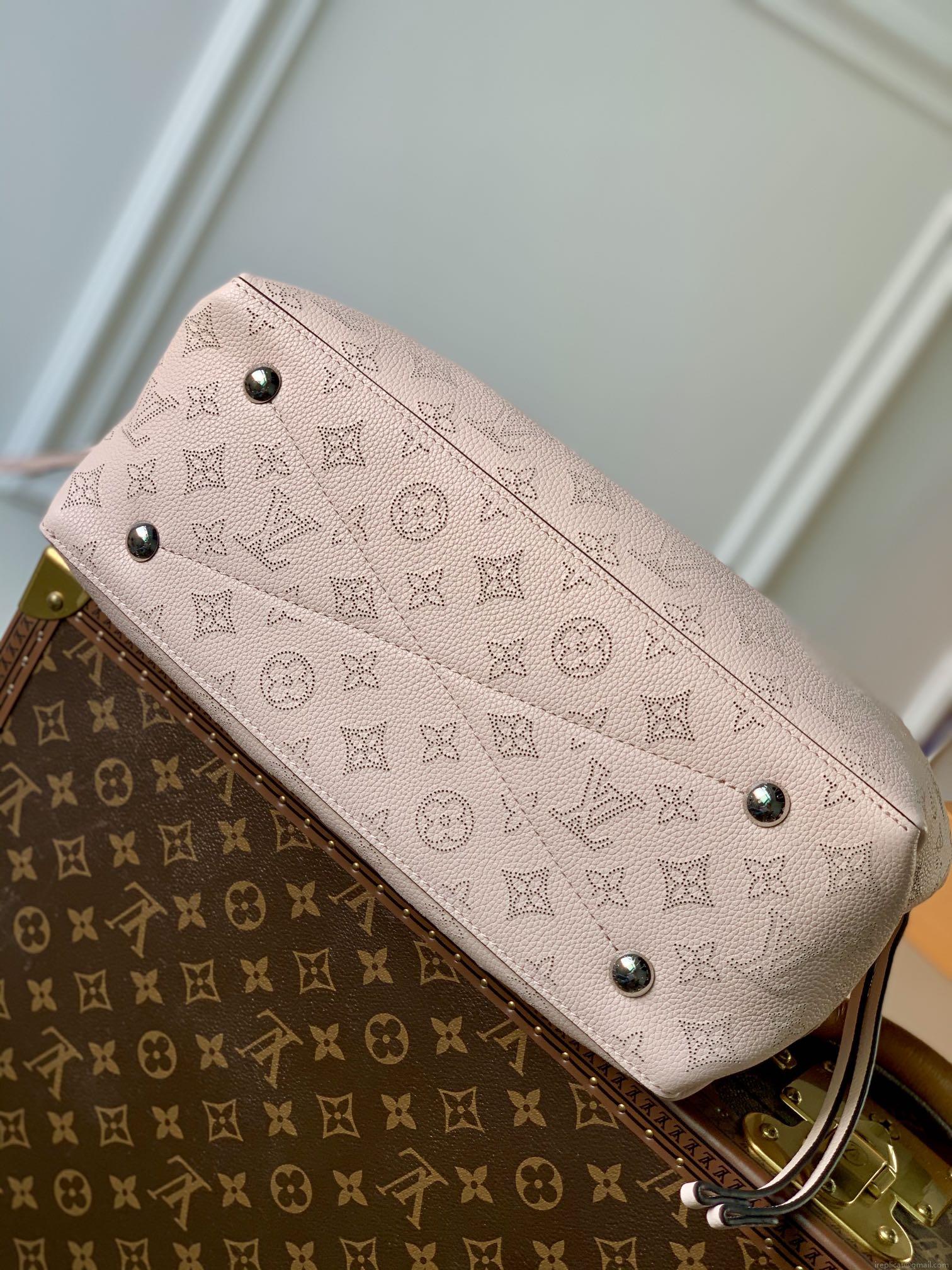 Louis Vuitton LV M59203 Bella Tote Mahina Crème Beige