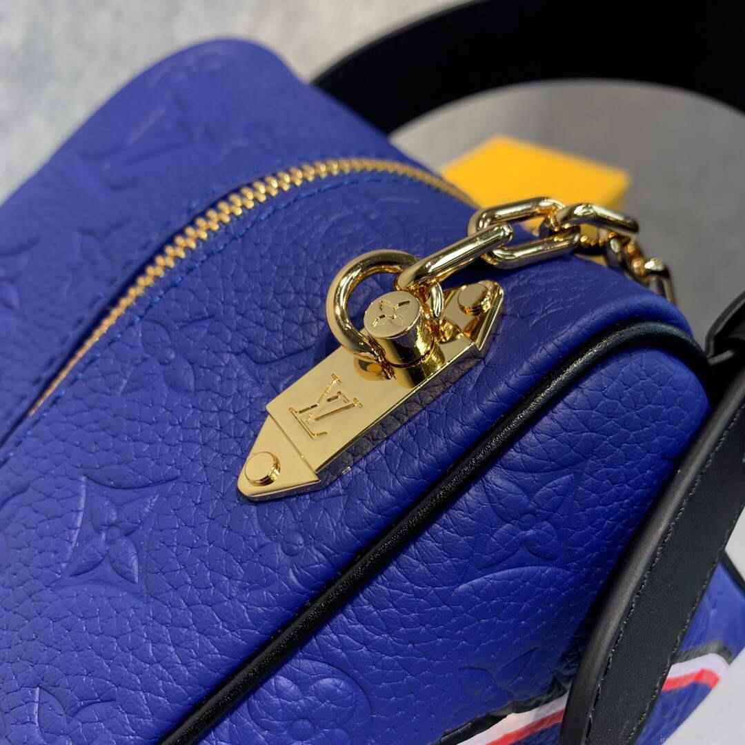 LV M21106 Louis Vuitton cloakroom dopp kit bag blue
