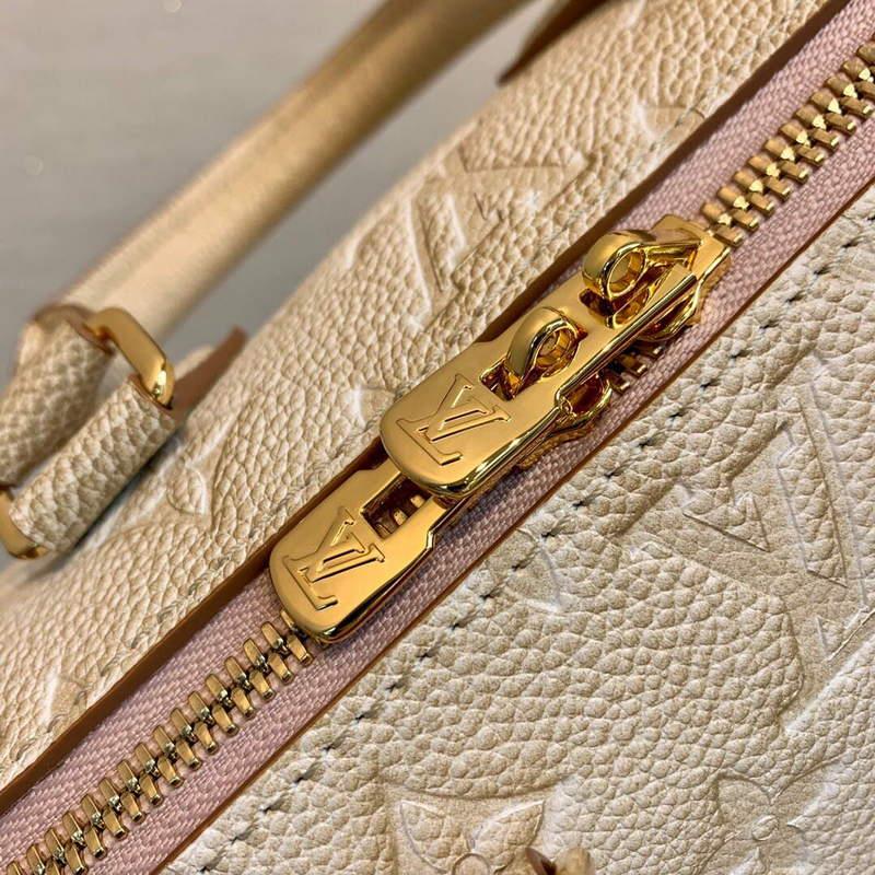 LV M46163 Louis Vuitton Speedy Bandouliere 20 Handbag Pale Beige