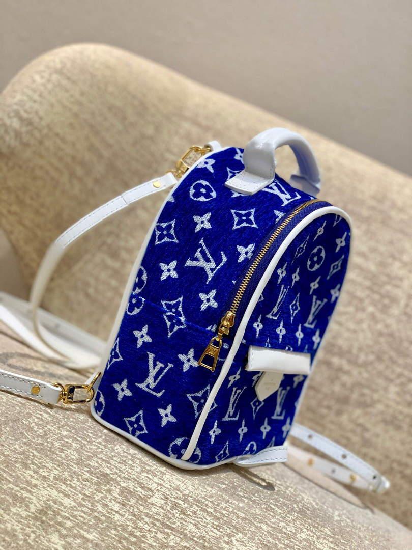LV M46207 Louis Vuitton palm springs mini Bag Blue