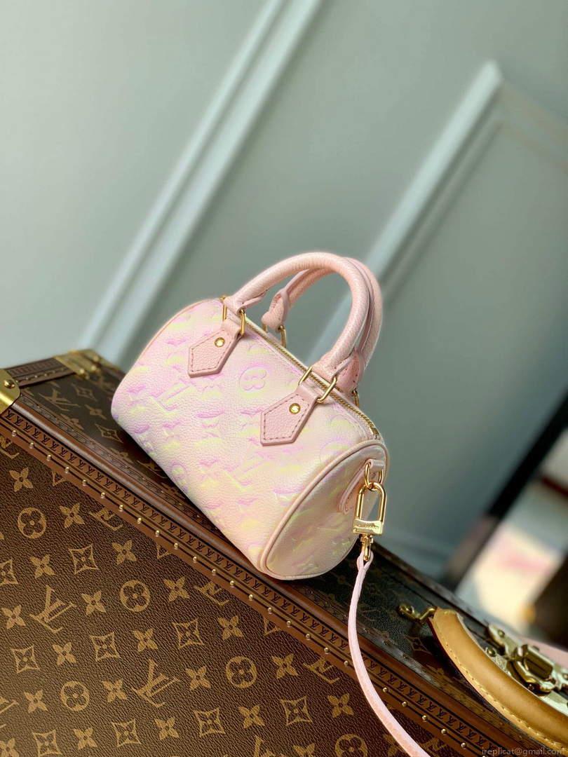 LV M81508 Louis Vuitton Nano Speedy Bag Pink