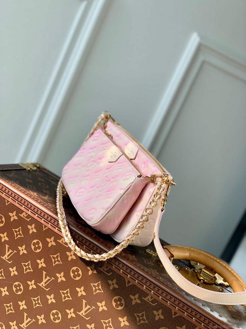 LV M46093 Louis Vuitton Multi Pochette Accessoires Pink