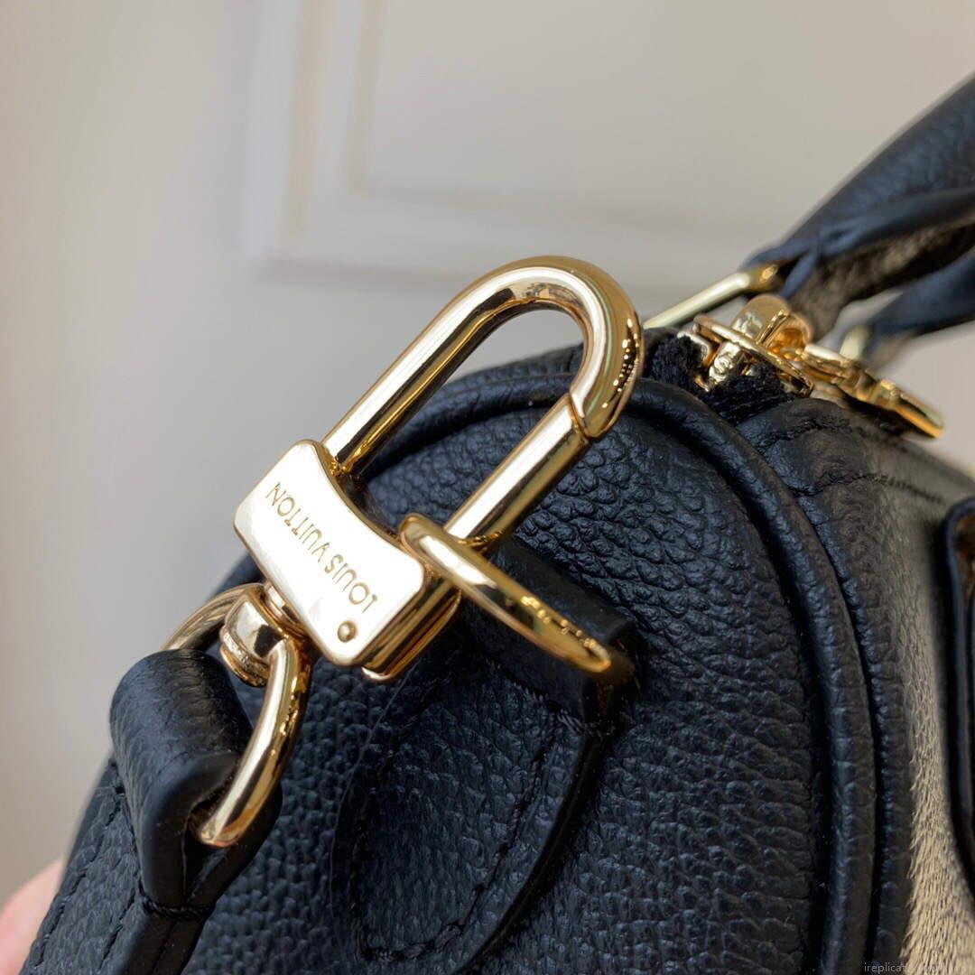 LV M81457 Louis Vuitton Nano Speedy Bag Black
