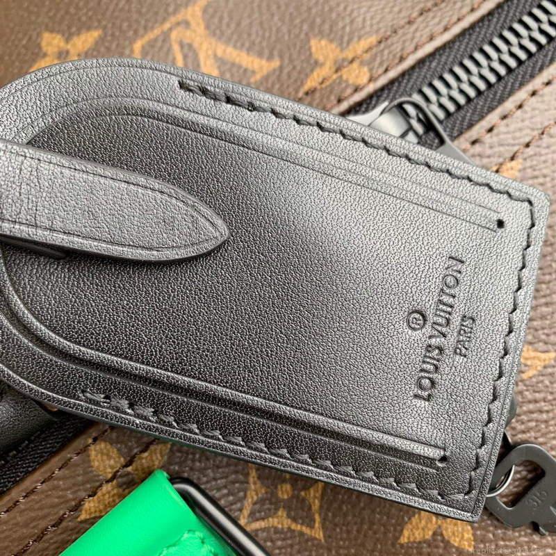 LV M46259 Louis Vuitton Keepall Bandouliere 50 Bag Minty Green