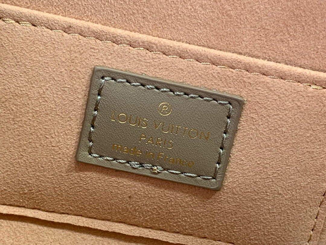 LV M20739 Louis Vuitton Dauphine East West Handbag Apricot