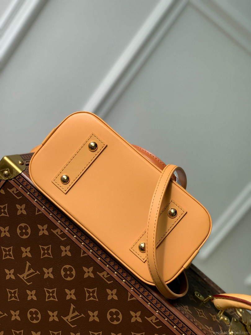 LV M40862 Louis Vuitton Alma BB Handbag Brown