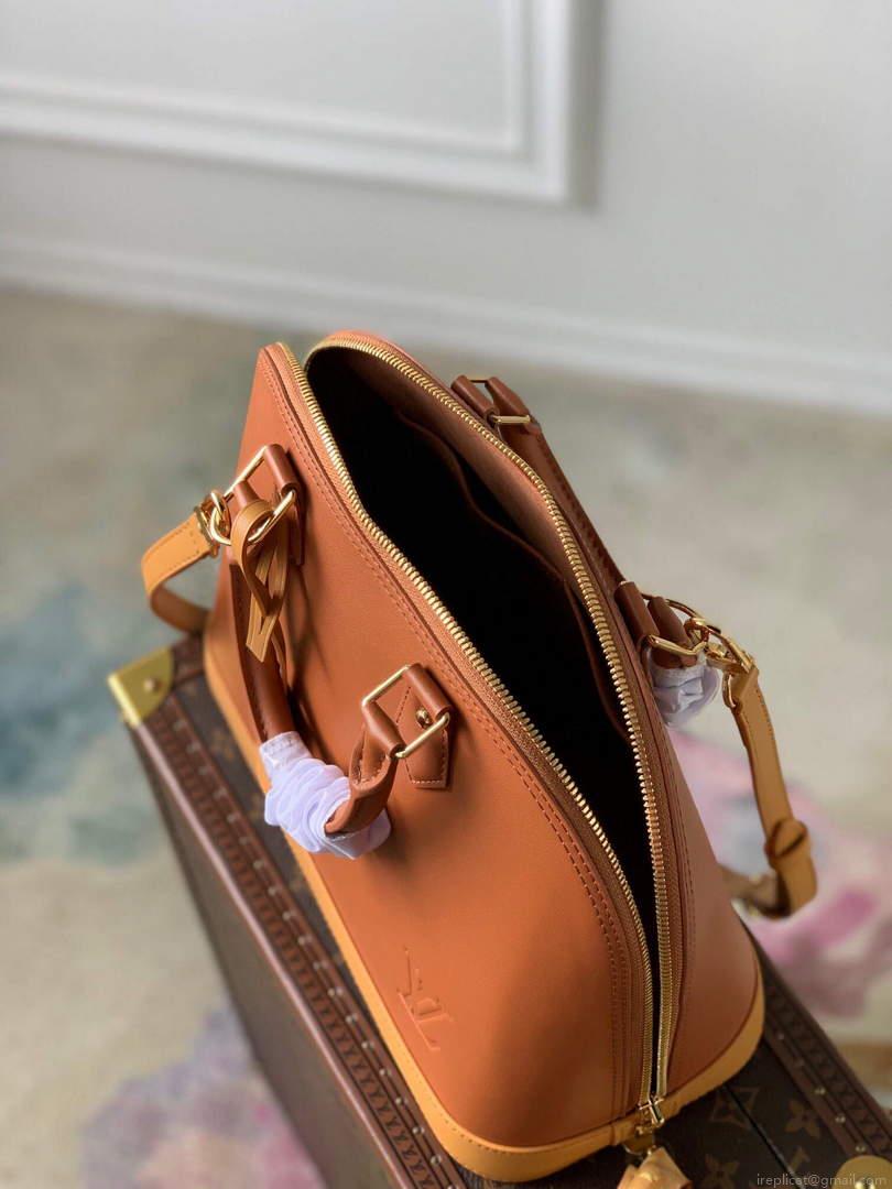 LV M40302 Louis Vuitton Alma PM Handbag Brown