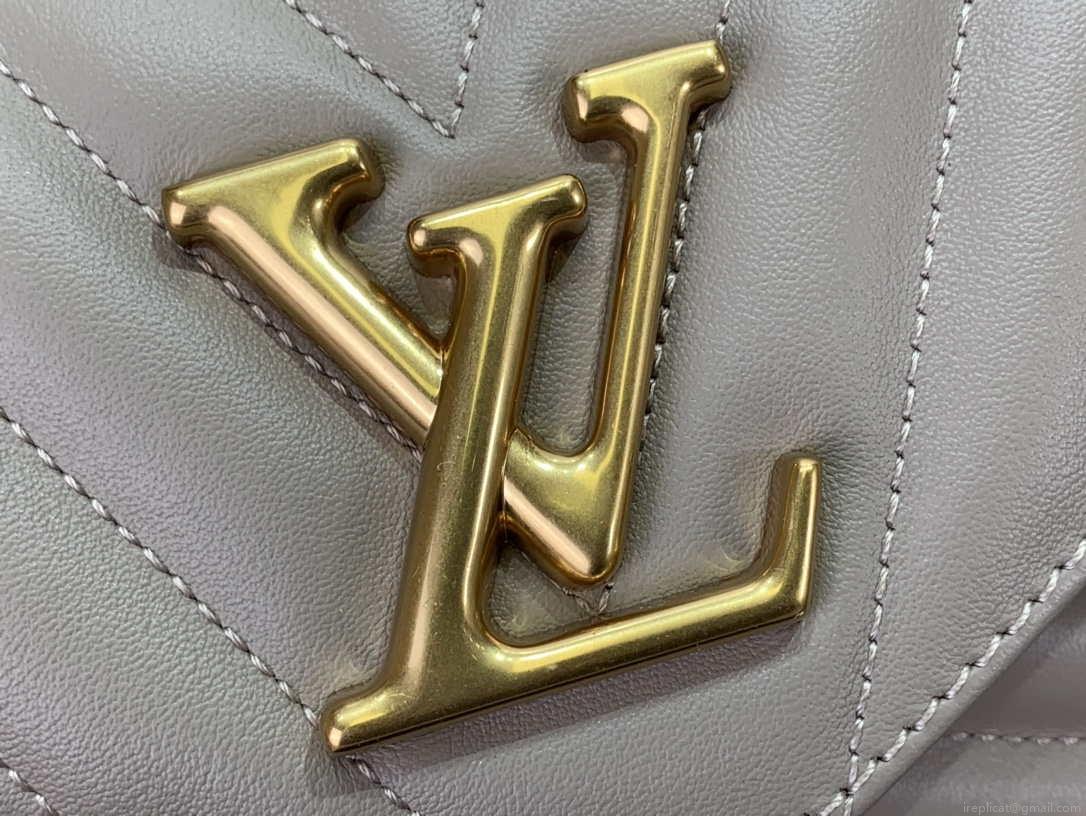 LV M20687 Louis Vuitton New Wave Multi-Pochette Leather M20838 Gray