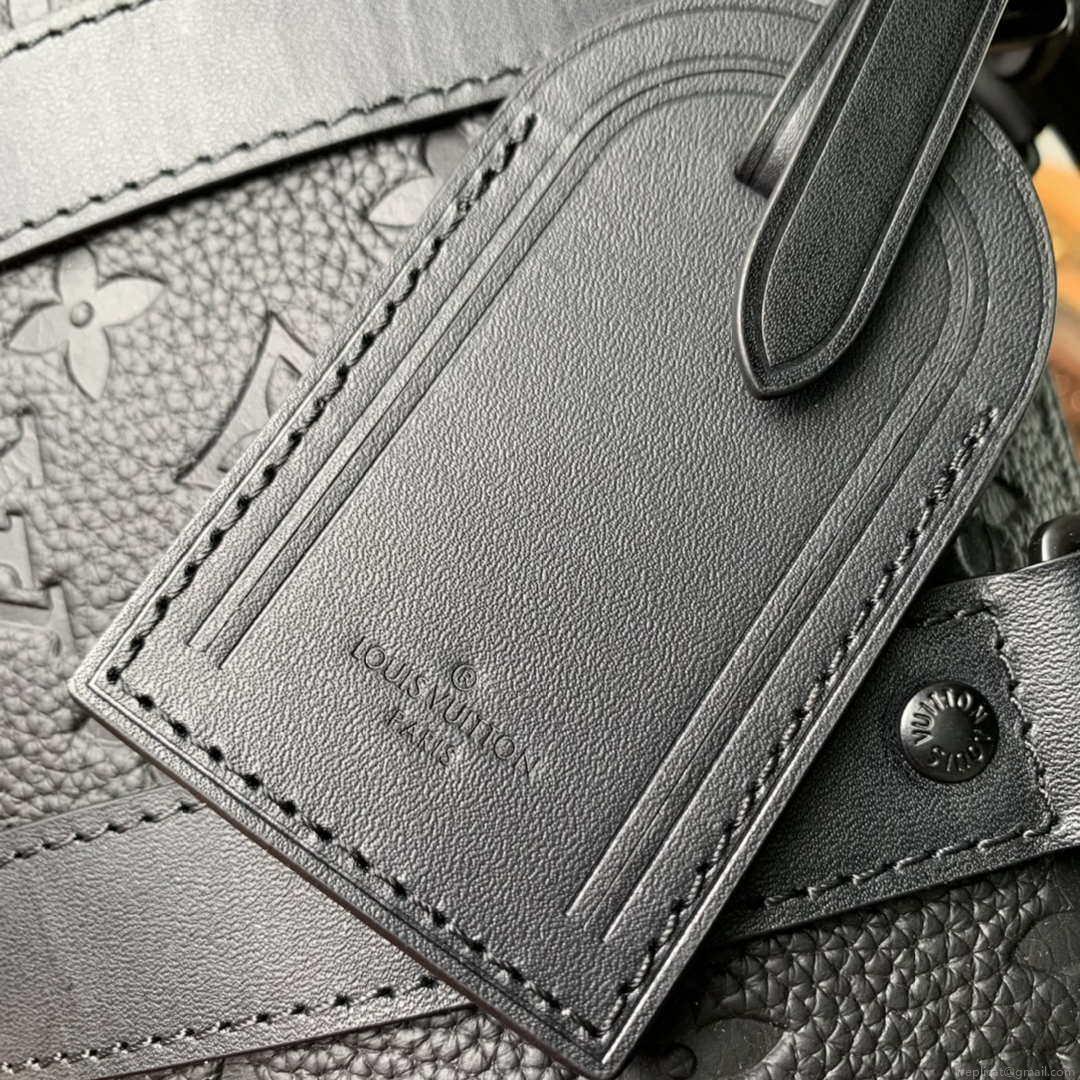 Louis Vuitton LV M20900 Keepall Bandouliere 25 Taurillon Monogram Black