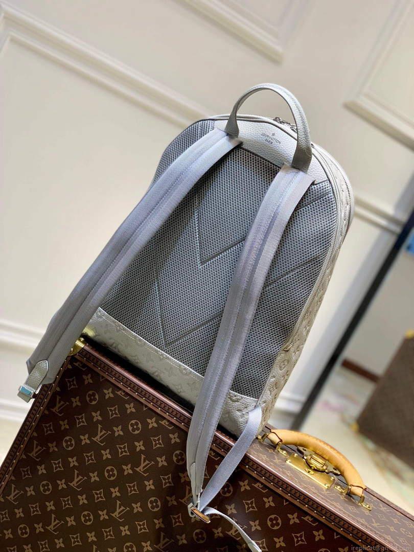 LV M20877 Louis Vuitton Ellipse Backpack Other Leathers Light gray