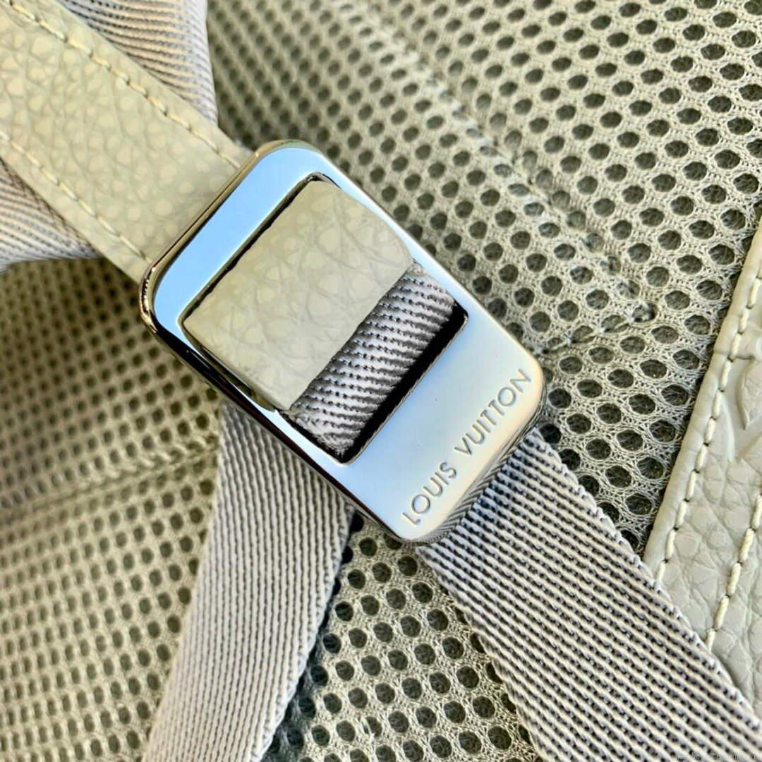 LV M20877 Louis Vuitton Ellipse Backpack Other Leathers Light gray