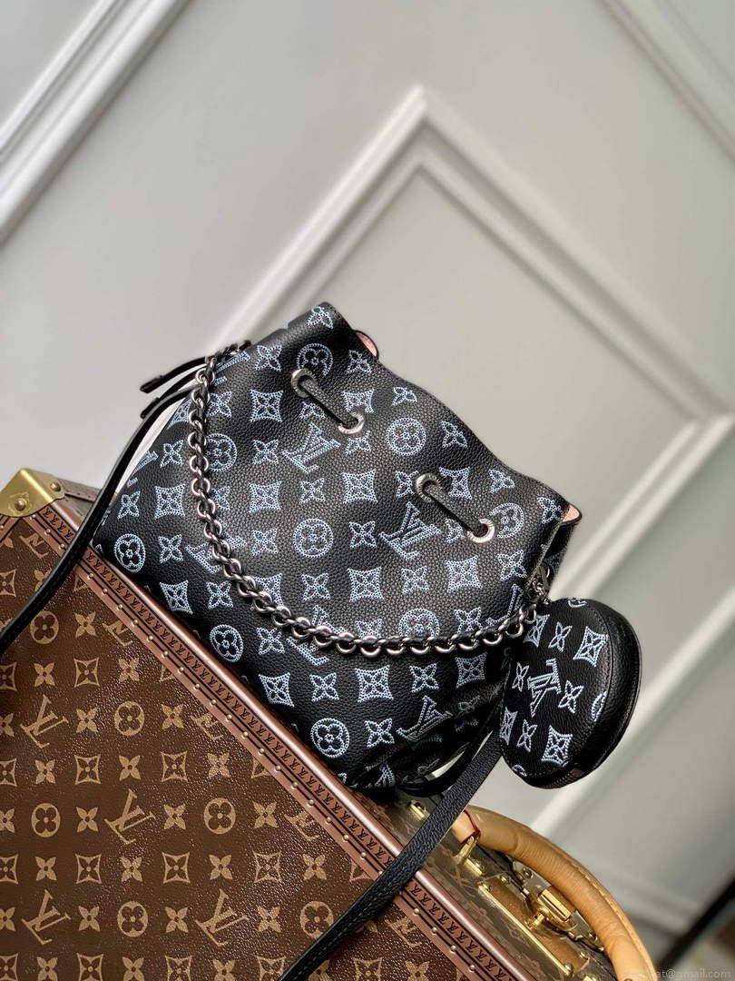 LV M21107 Louis Vuitton Bella Tote Bag Black