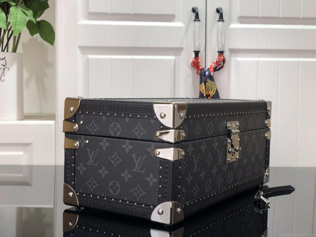 LV M20209 Louis Vuitton Coffret Accessoires Monogram Eclipse canvas White