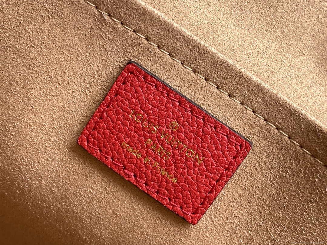 LV M44286 Louis Vuitton Marignan Messenger Top Handle M44259 Monogram Bag Red
